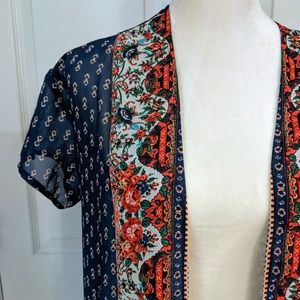 Long Ankle-Length Flowy Kimono